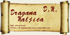 Dragana Maljica vizit kartica